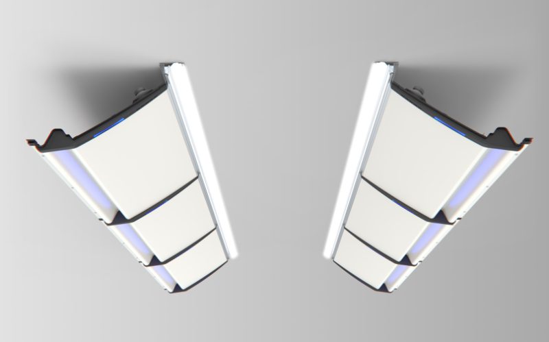 City bus ceiling lighting