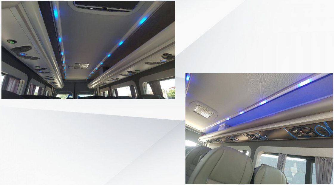 Merkavim · Minibus · Israel, Luggage rack, ambient light