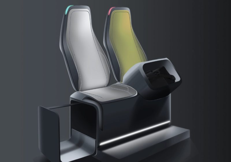 Electrified elbow-rest profile