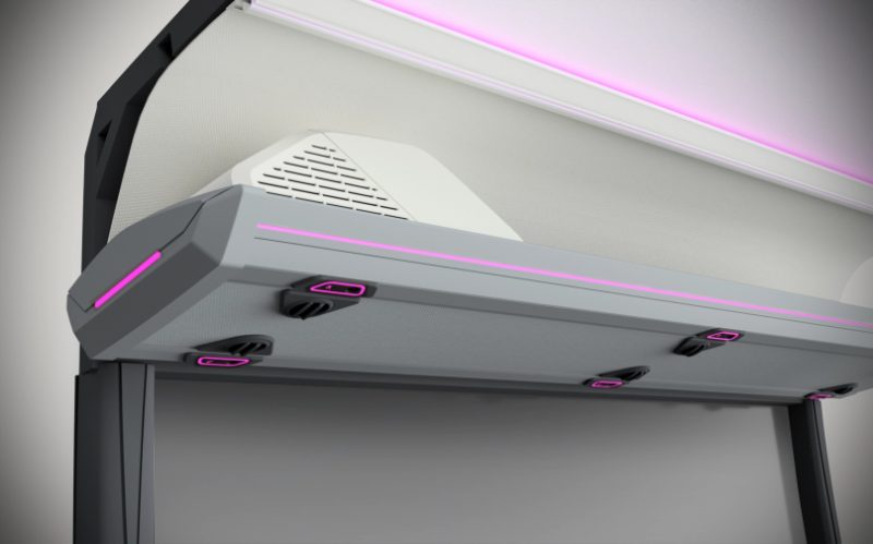 Aquarius luggage rack, representative image